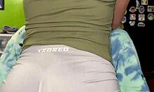 Girlfriend's friend begs filming her big ass dance in panties!