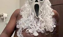Santa needs your hand stroking his throbbing monster cock now!