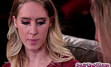 cadence lux squirms as lena paul licks her to gushing climax