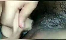 Curvy latina bbw hairy pussy squirts creamy clit masturbation