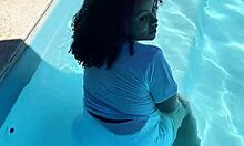 chubby girl farts loud with goofy ripped faces