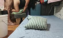 Fucking my pregnant wife's ass at suegra's house