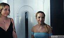 European teen fucked hard by bestie's stepdad deepthroat style