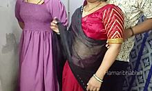 desi bhabhi sets up bestfriend for husband's thick cock threesome
