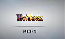 Naked Gymnast Promesita Performs Acrobatic Moves in 18videoz Feature