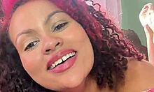 chubby girl farts loud with goofy ripped faces