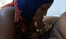 masked ebony bitch deepthroats bbc swallows cum 🍆💦