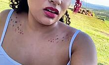 chubby girl farts loud with goofy ripped faces