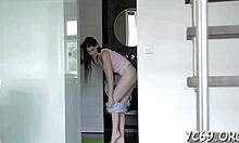 elegant classy babe gets her tight pussy drilled rough and hard