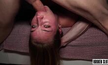 Ginger Teen 18+ Moans Through Intense Doggystyle Pounding