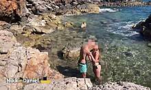damn that blonde's ass looks perfect wanna fuck her on the beach lagoon?