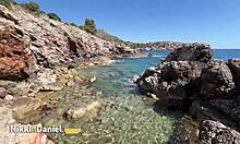 damn that blonde's ass looks perfect wanna fuck her on the beach lagoon?