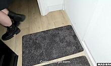 A French Santa with Huge Tits Gets Bent Over and Pounded on Christmas Eve