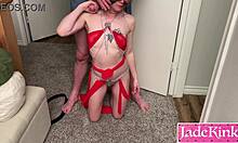 Submissive Wife Endures Brutal Sloppy Face Fucking Bondage Humiliation