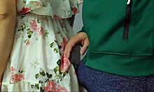 my boss shoved dick deep in my panties on crowded subway cum explosion