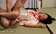 Kimono Girl's Tight Ass Stretched by BWC