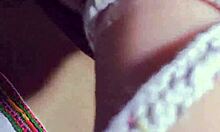 white dress indian stepmom fucks 9 inch dildo deep pussy water squirts hindi dirty talk
