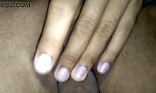 Horny college girl fingers shaved wet tight pussy creampie craving!