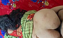 WOW, beautiful desi bhabhi bent over doggystyle by stepbrother's cock in dirty bedroom talk!