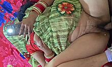 WOW, beautiful desi bhabhi bent over doggystyle by stepbrother's cock in dirty bedroom talk!
