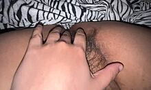 hot indian aunty fingers hairy beaver pussy after work