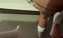 santa claus rams his huge cock into big ass student's shaved pussy on christmas, leaves her cum covered 😍🍆💦