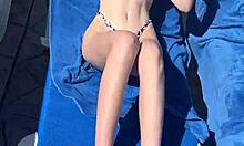 seductive bikini pickup leads to tiny teen's wild hotel doggystyle pounding