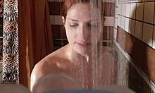 Spy Cam Catches Scarlett Mae Shower Peep Show