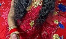Newlywed Indian couple shares intimate bedroom moments in clear Hindi