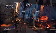 halloween party girls teasing in thongs flashing boobs and bare asses