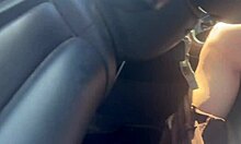 whoops caught masturbating my pussy in car risky outdoor accident surprise