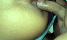 venezuelan wife lifts her ass high and spreads cheeks for intriguing fuck