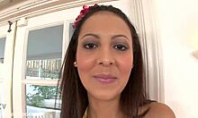 Nadia Noel Cute Latina Coed Swallows Huge Cock In Hot POV Blowjob Cum Gulp