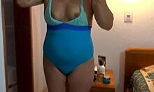 Beautiful Stepmom Teases Beach Body Fingers Needy