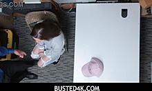 Cute teen hayden hennessy caught shoplifting gets punished