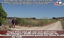 deutsche latina touristin picked up on mallorca streets for public cash sex