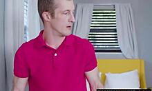 Angry stepbrother jumps stepsis and stepmom in wild taboo threesome