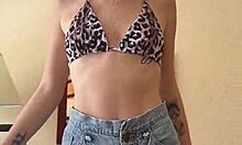 seductive bikini pickup leads to tiny teen's wild hotel doggystyle pounding