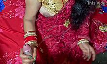 Newlywed Indian couple shares intimate bedroom moments in clear Hindi