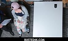 Cute teen hayden hennessy caught shoplifting gets punished