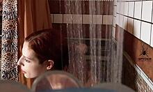 Spy Cam Catches Scarlett Mae Shower Peep Show