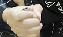 pov homemade thai college girlfriend handjob small cock bedroom dorm couple