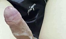 pov homemade thai college girlfriend handjob small cock bedroom dorm couple