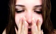 asmr russian teen kittyklaw kisses and orgasms softly