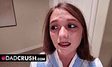 Breeding Stepdaughter And Her Horny Nerdy Friend Mira Monroe In Threesome Creampie!