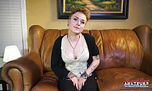 petite inked coed micah gives sloppy rimjob and worships ass passionately!
