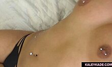 Pawg latina teen in lingerie gets horny fingering natural tits pussy on miami vacation