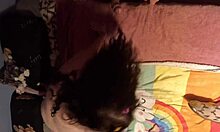 My lover films our wild threesome pov pounding her curves