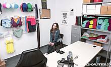 lp officer pounds lily tight pussy over table