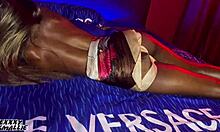 tiny 18yo stripper strips wet pussy eaten by bbc then ripped clothes fucked missionary